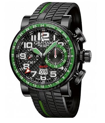 Graham Silverstone Stowe GMT Green 2BLCB.B07A Replica Watch